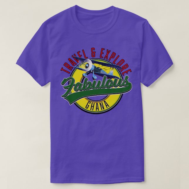 Camiseta Viajes para explorar Ghana (Diseño del anverso)