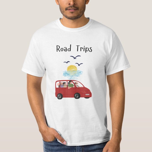 Camiseta Viajes por carretera (Anverso)