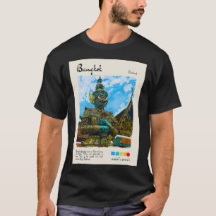 Camiseta Viajes por las cuatarelas de la cosecha de Bangkok