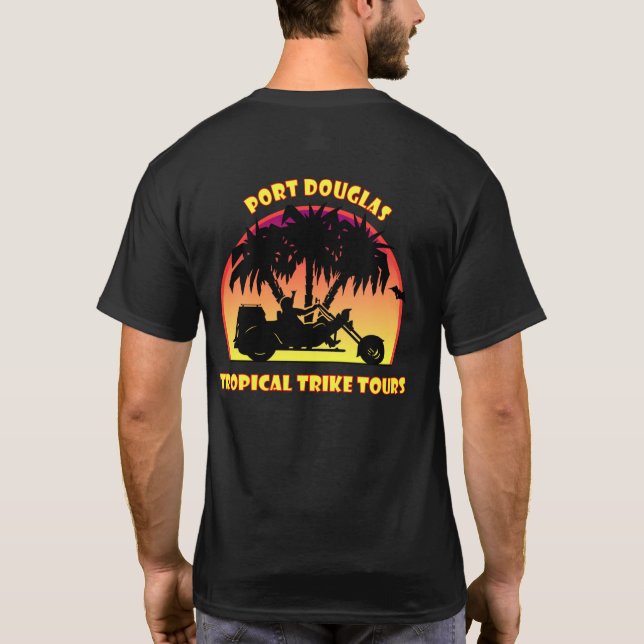 Camiseta Viajes tropicales (Reverso)