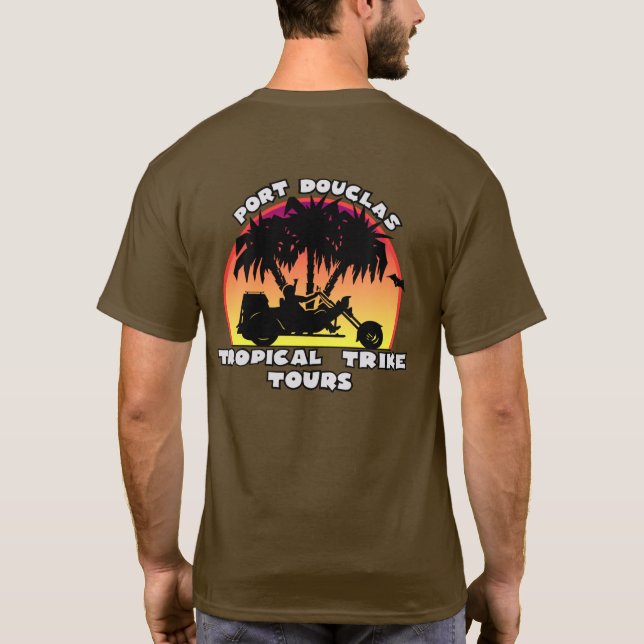 Camiseta Viajes tropicales (Reverso)