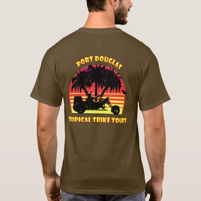 Camiseta Viajes tropicales (Reverso)
