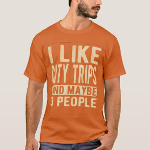 Camiseta Viajes urbanos Diciendo retro
