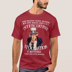 Camiseta Viajes Vacaciones Máquina del Tiempo de Trump Insu