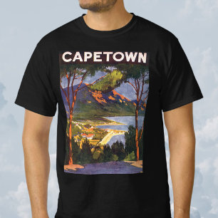 Camiseta Viajes Vintage, Ciudad del Cabo, una ciudad en Sud