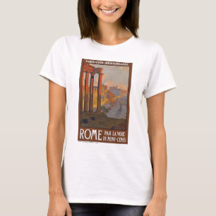 Camiseta Viajes y pintura de la Antigua Roma