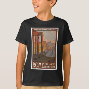 Camiseta Viajes y pintura de la Antigua Roma
