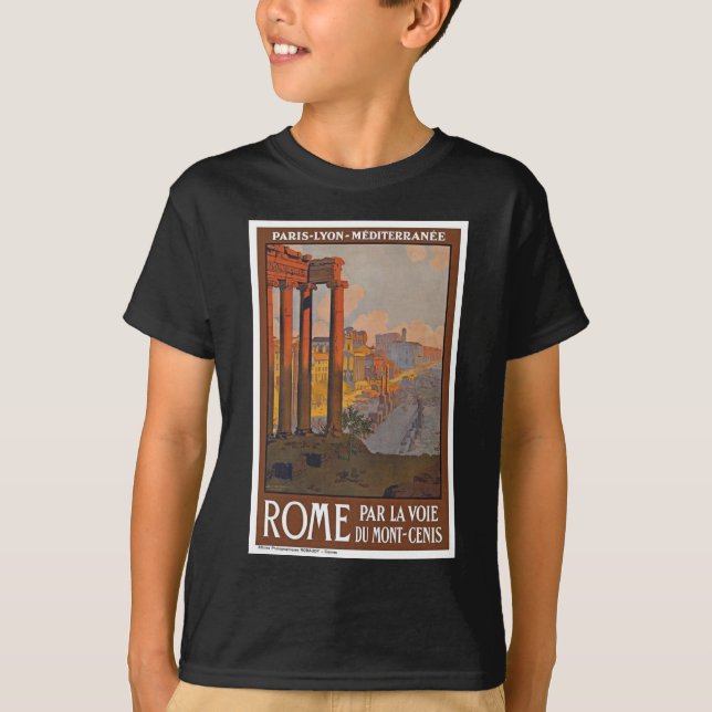 Camiseta Viajes y pintura de la Antigua Roma (Anverso)