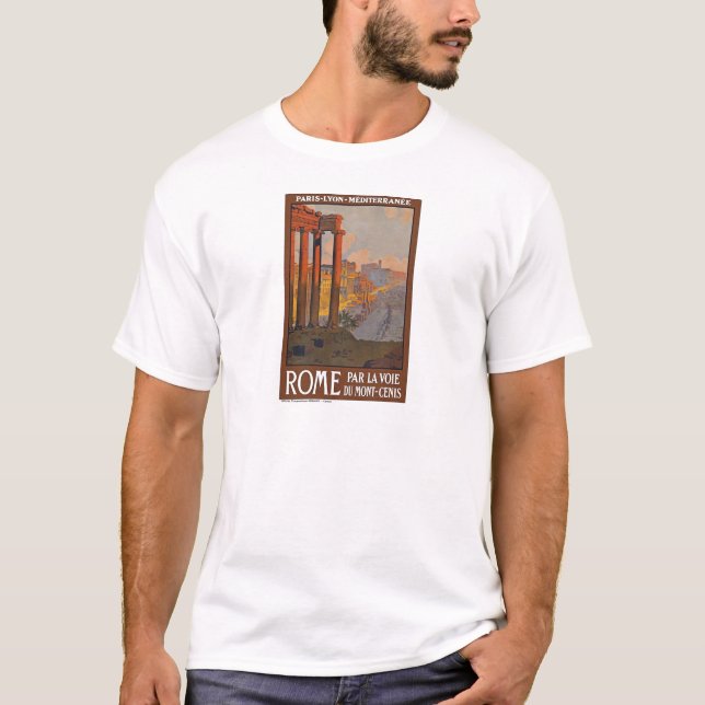 Camiseta Viajes y pintura de la Antigua Roma (Anverso)