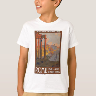 Camiseta Viajes y pintura de la Antigua Roma