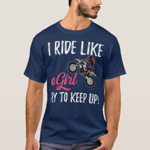 Camiseta Viajo Como Una Bicicleta Chica