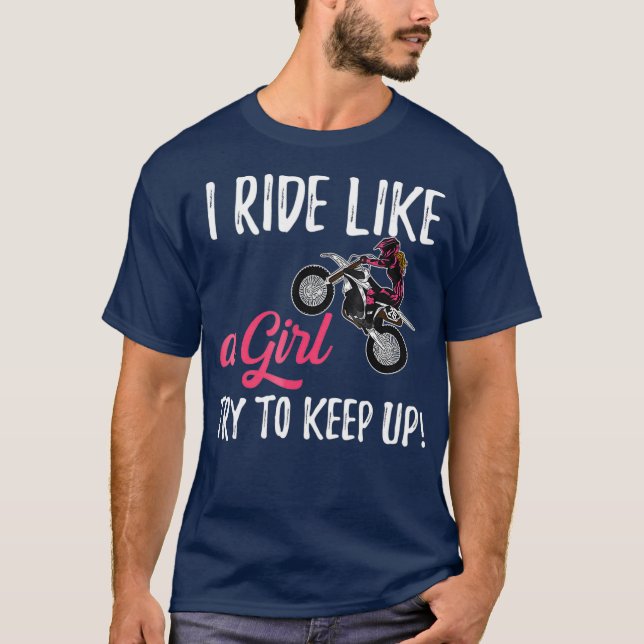 Camiseta Viajo Como Una Bicicleta Chica (Anverso)