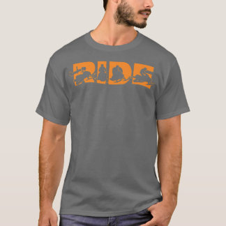 Camiseta Viajo en mi moto de nieve