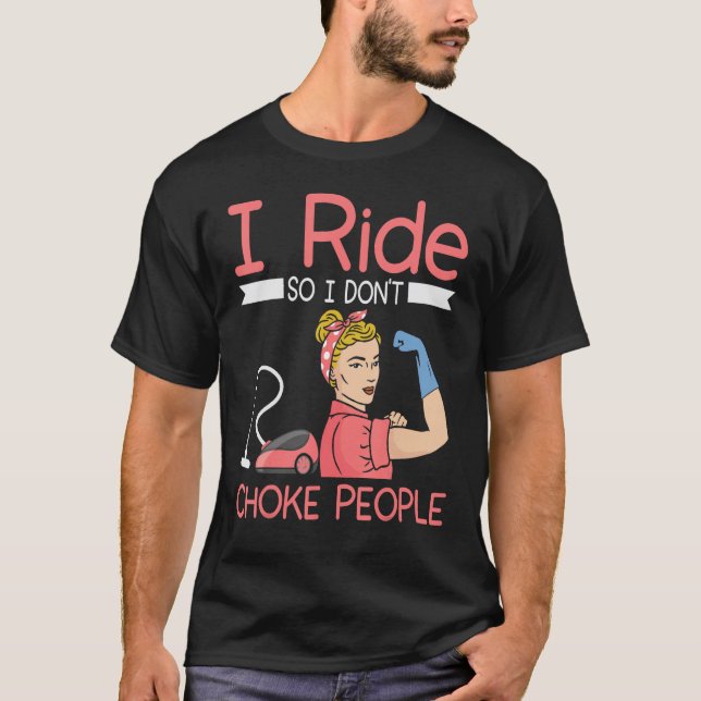 Camiseta Viajo para que no asfixie a la gente. Limpieza de  (Anverso)