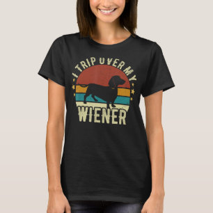 Camiseta Viajo Sobre Mi Perro Dachshund Más Atractivo
