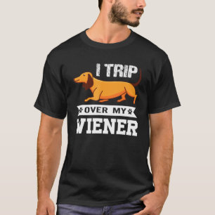 Camiseta Viajo Sobre Mi Perro De Doxie De Dachshund