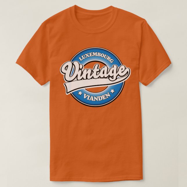 Camiseta Vianden luxembourg retro (Diseño del anverso)