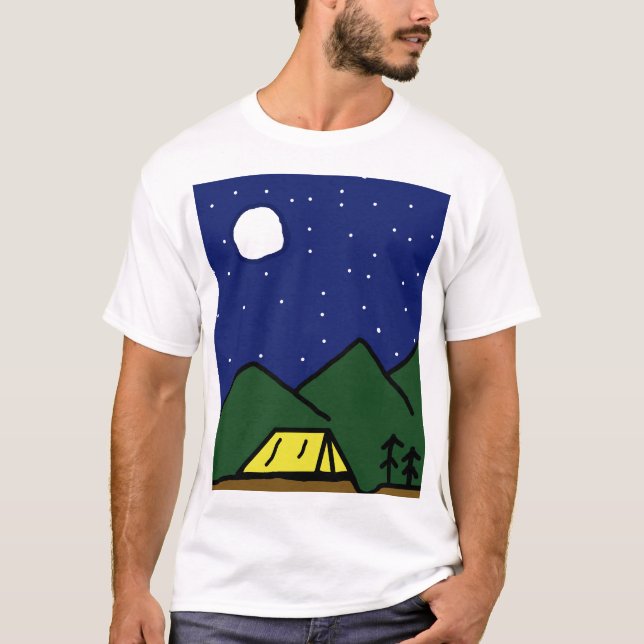 Camiseta Vías de camping (Anverso)