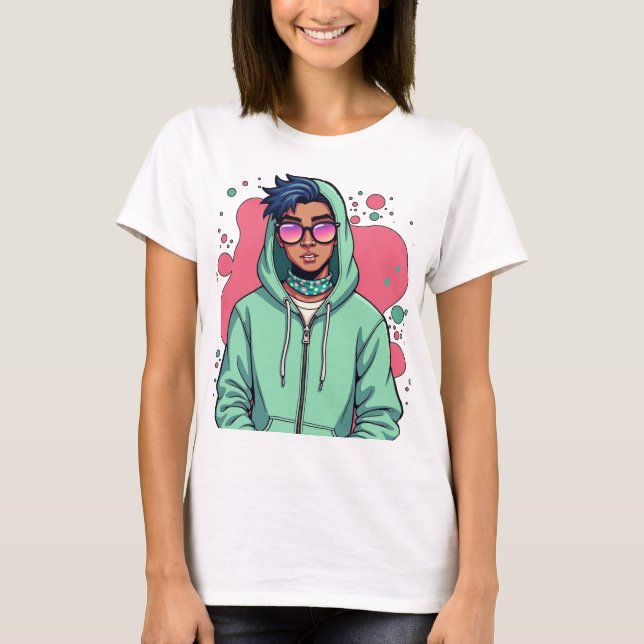 Camiseta Vib de la calle Hooded (Anverso)