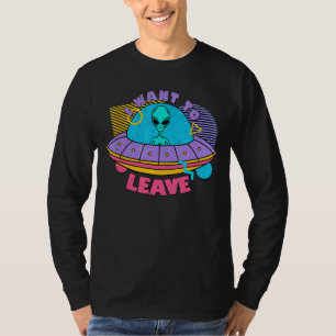 Camiseta Vibe al estilo de los años 90 de Alien Introvert I