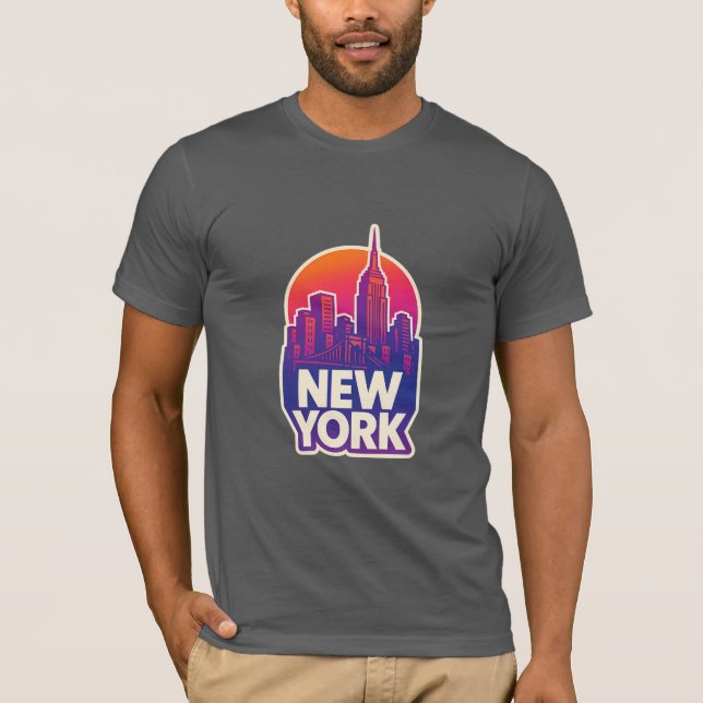 Camiseta Vibe Apparel de Nueva York (Anverso)