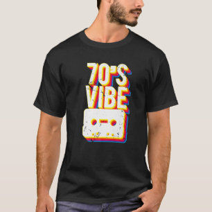 Camiseta Vibe Cassette 70 Fiesta Rock Disco Diversión Músic