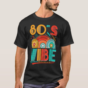 Camiseta Vibe CD 80s Music Generation Retro de los 80s