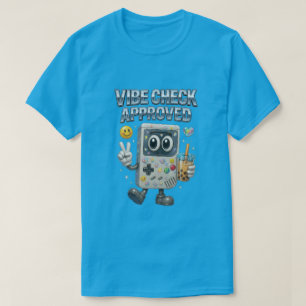 Camiseta Vibe Check Apruebado Cute Retro Gamer!