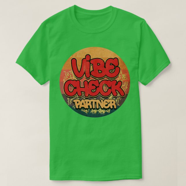 Camiseta Vibe Check Vintage (Diseño del anverso)