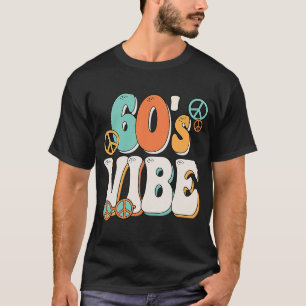Camiseta Vibe Costume de los 60 Fiesta conjunto Groovy Hipp