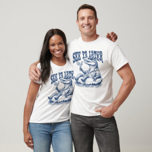 Camiseta Vibe de fondo suave del gálibo azul claro