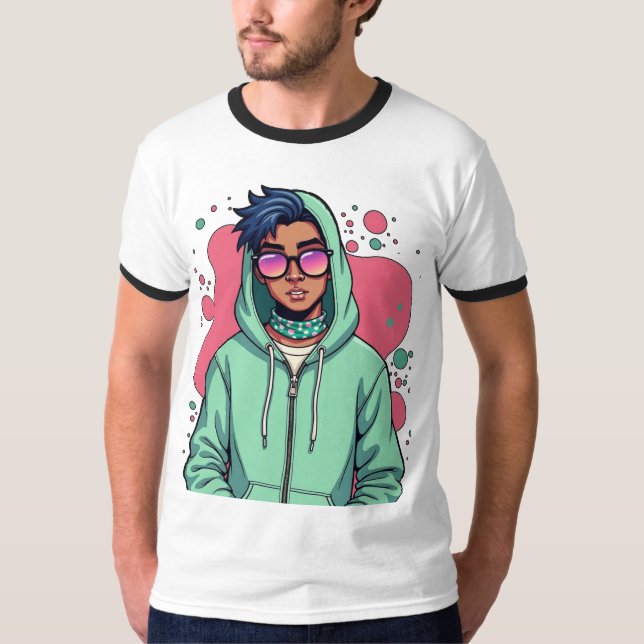 Camiseta Vibe de la calle Hooded (Anverso)