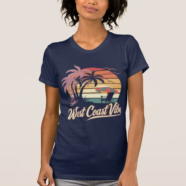 Camiseta Vibe de la Costa Oeste (Anverso)