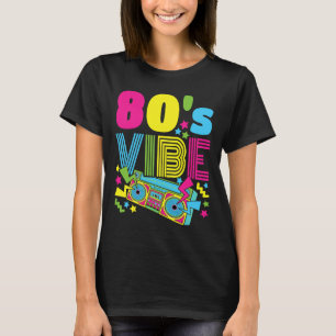Camiseta Vibe de los 80 Vibe de los 80 Moda de los 80 Equip