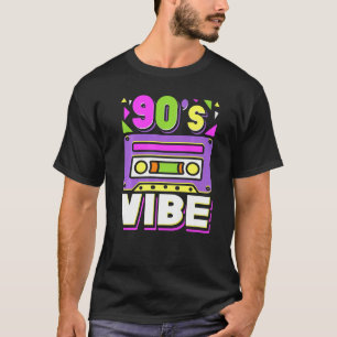 Camiseta Vibe de los 90 Vibe Vintage Radio Cassette Retro T