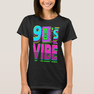 Camiseta Vibe de los 90 Vibe Vintage Radio Cassette Retro T