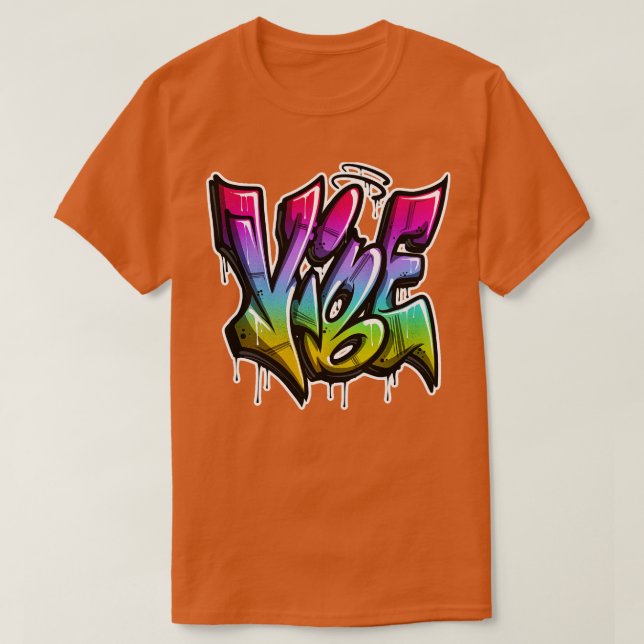 Camiseta Vibe Graffiti (Diseño del anverso)