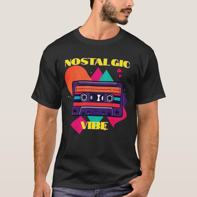 Camiseta Vibe nostálgico (Anverso)