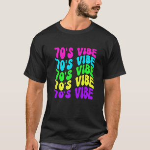 Camiseta Vibe retro cosecha de los años 70 Estilos de Fiest