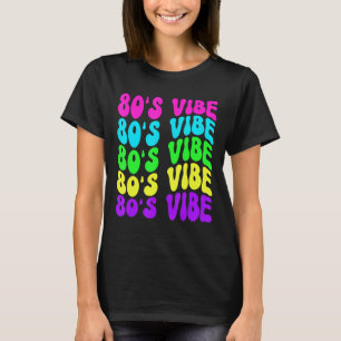 Camiseta Vibe retro cosecha de los años 80 Estilos de Fiest