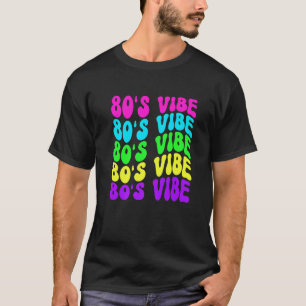 Camiseta Vibe retro cosecha de los años 80 Estilos de Fiest