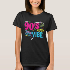 Camiseta VIBE Retro de los 90 Gafas de Sol con Persiana