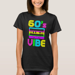 Camiseta Vibe Vintage de los 60's Music 60s Costume Fiesta 