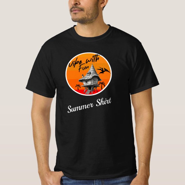 Camiseta Vibe With Fun Summer Shirt (Anverso)