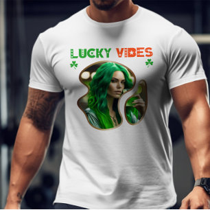 Camiseta Vibes afortunadas - Tradiciones irlandesas