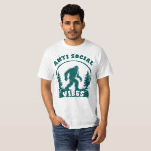 Camiseta Vibes antisociales, gráfico de pie de página