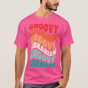 Camiseta Vibes bibliotecarias de la época retro 60 de 70 añ