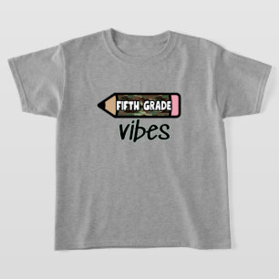 Camiseta Vibes Camo de quinto grado