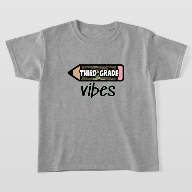 Camiseta Vibes Camo de tercer grado (Distribución)