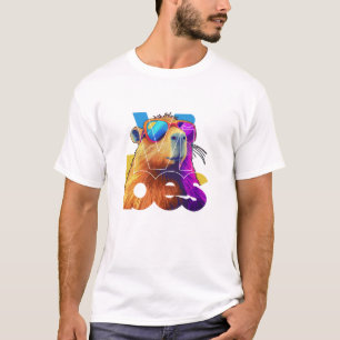 Camiseta Vibes Capybara Retro Design